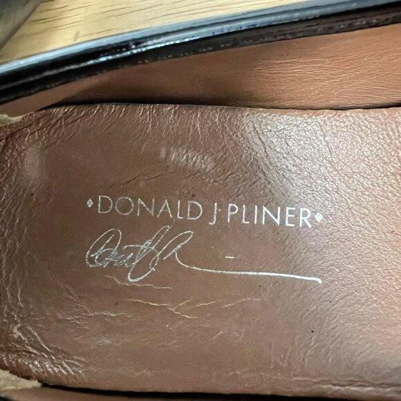 Donald J Pliner Women’s Viky Shiny Loafers Black Size 6.5 - Picture 9 of 10